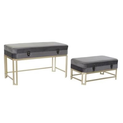 AlexandreHouse Lot de 2 balançoires en métal 80 x 40 x 47 cm