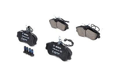 Bosch BP204 - Pastiglie Freni Auto, dianteiro - qualidade Bosch - redução de ruído e pó - certificação ECE-R90 - sem cobre, 1 conjunto de 4 comprimidos - com acessórios