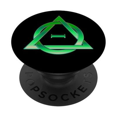 Green Therian Symbol Therian Sign Therian PopSockets Adhesive PopGrip