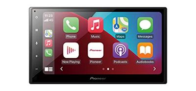 Pioneer SPH-DA160DAB-F Récepteur multimédia 2 DIN 6,8", avec Apple CarPlay, Android Auto, Dab+ et Bluetooth, Film de Protection d'écran Inclus