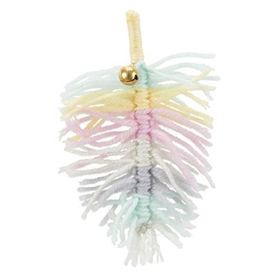 Trixie Giocattoli di peluche gatto - piuma, poliestere, 14 cm