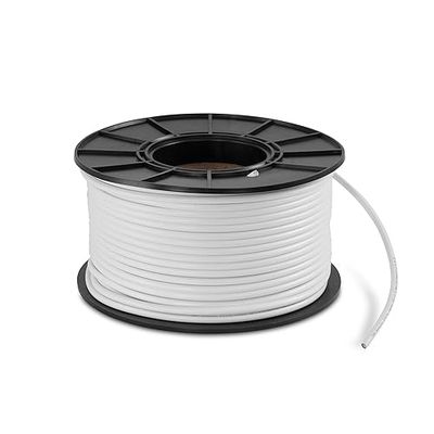 TechniSat COAXSAT 115-3.6 - 100 meter spoel coaxiale kabel (Afschermingsfactor 115 dB, 3-voudig afgeschermd, flexibel, hoogwaardig elektrolytkoper) wit