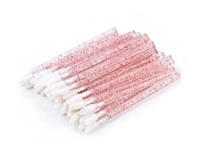 Cosmetic applicator Velour Glitter Pink 250pcs.
