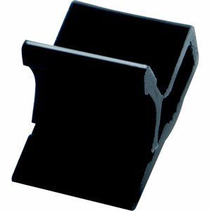 Laurel Zacko 2 - Clips de plástico (12 mm, sujeción hasta 2 mm), color negro