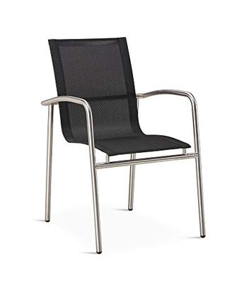 BEST Khartum - Silla, Color Plateado y Negro