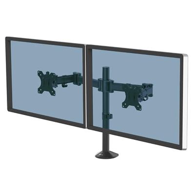 Fellowes - Brazo regulable para monitor doble Reflex