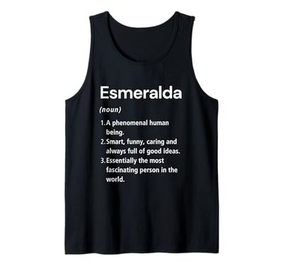 Esmeralda Definizione del nome Dizionario divertente Canotta