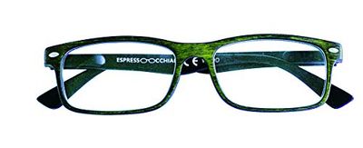 Espressoocchiali Occhiali Da Lettura Espressoocchiali Mod. Wood Verde + 2,50-180 g