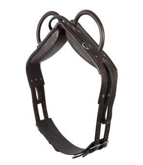 Sangle de voltige en Cuir Marron, Pony