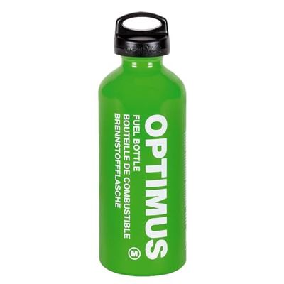 Optimus Brandstoffles 0,6L (maat M) – Lichte, drukbestendige fles met kinderslot voor vloeibare brandstof – Perfect voor kamperen, wandelen en buitenavonturen