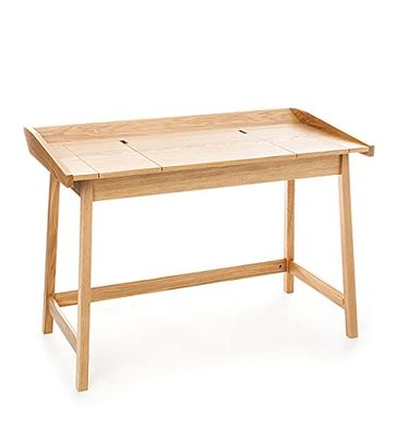 Oresteluchetta Bureau voor PC/console Smith, MDF, eiken, hoogte 80 x b 113 x d 60 cm