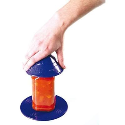 Mobiclinic Bottle Opener | for Opening Without Effort | Opening Aid for Screw Vessels | Dycem | Blue | Mobiclinic