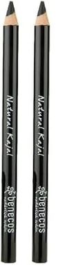 Benecos - natural beauty 90016 natural cosmetics - matita kajal - vegan - senza talco - nero (Confezione da 2)