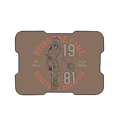 Bonamaison, Digital Printed Mouse Pad, Non-Slip Base, for Office and Home, Size: 22 x 18 cm
