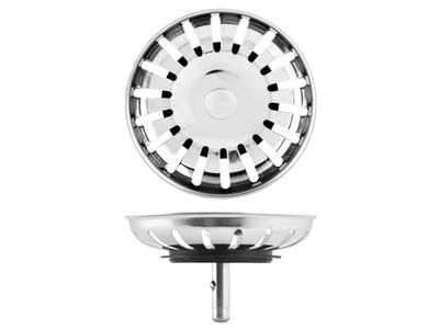 Home Cestello per Scarico/Lavello, Acciaio/Inox, cm 8, Standard, Medium