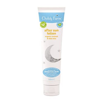 Childs Farm | Kids And Baby After Sun Cream 100 Ml With Organic Coconut | Soothing & Moisturising | Suitable Sensitive Skin