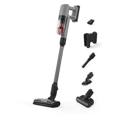 Electrolux 700 Animal, Aspirateur Balai sans Fil, Ultra Léger 2,2 kg, Brosse Poils d'animaux, Ecoline, 60% de Plastique Recyclé, 30 Minutes d'autonomie, Capacité de 0,3L, EP71AB14UG, Gris
