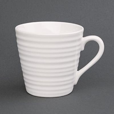 Olympia Tazze aromatiche CAF in bianco - Gres - 340 ml 12 oz - 6 pz