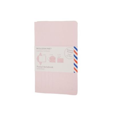 pack de 10 carnets postaux poche rose pastel