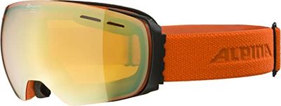 ALPINA Unisex – vuxna, GRANBY Q-LITE skidglasögon, svart pumpa matt, en storlek