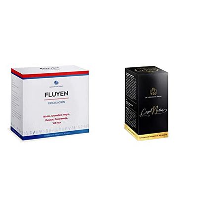 FLUYEN 20 AMPOLLAS MAHEN & CapilNatur de 60 cápsulas, Cabello