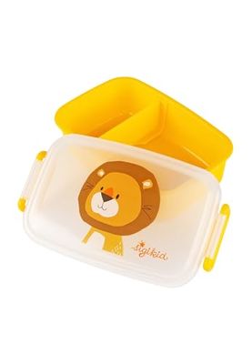 sigikid 25364 Lunch lunchbox met scheidingswand, BPA-vrij, veilig, licht, aanbevolen voor kinderen vanaf 1 jaar