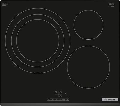 Bosch - Placa de inducción, 60 cm, Serie 4, TouchSelect, Inicio rápido, Negro, PID631BB5E