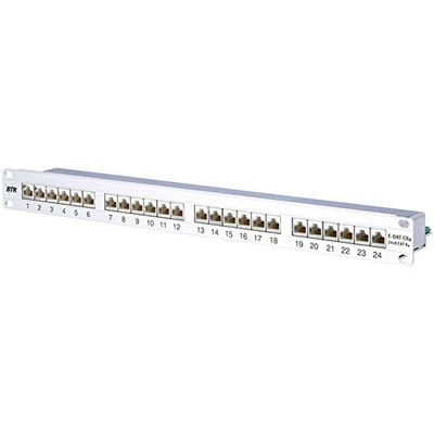 BTR NETCOM 130855C-E Patch Panel - Patch Panels (RJ-45, Aluminium, Wit)