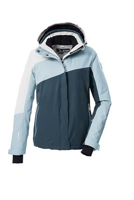 Killtec Giacca da sci da donna con cappuccio rimovibile e paraneve KSW 26 WMN SKI JCKT, 52, 43412-000