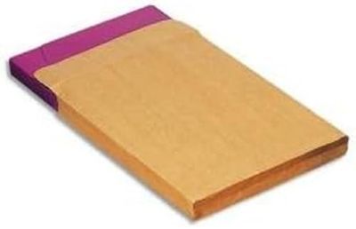 La Couronne Paquet de 25 pochettes Kraft armé auto-adhésif 130 gr 229 x 324 C4 à soufflets de 30