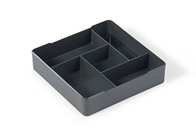 Durable 338658 COFFEE POINT CASE, dispenser voor koffiecapsules/theezakjes/theezeltjes/suikerstokjes, antraciet