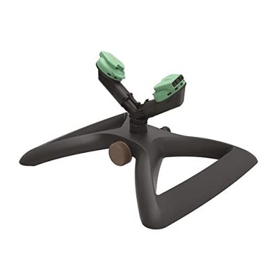 G.F., Irroratore circolare SUPER ROTAX RECO, in PLASTICA RICICLATA, ideale per un'irrigazione omogenea di giardini da 30 a 160 mq. Con braccia rotanti e ugelli regolabili separatamente. MADE IN ITALY