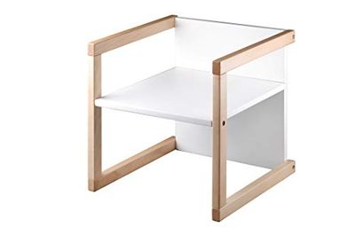Baby stol trä PARTNER WENDY 3in1 -S009 vit