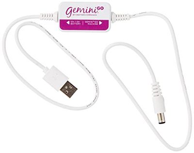 Gemini GEMGO-ACC-BCBL Go accessoire-booster-kabel, eenheidsmaat, wit, één maat