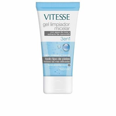 Vitesse Gel detergente viso 3 in 1 Camomilla Acqua di rose (150 ml)