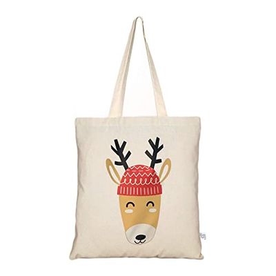 Eco Right Grande canvas bolsa tela para la compra, bolsos mujer bandolera, bolsa de viaje, Playa, Viajes Uso bolsos mujer, bolsa regalo para alumnos
