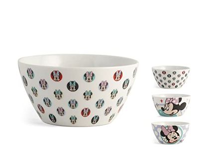 Home Minnie Surething Set 6 Boli, Porcellana, 630cc