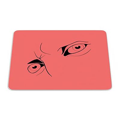 Bonamaison, Tapis de Souris Rectangle Imprimé Numériquement, Fond Antidérapant, pour Bureau et Maison, Taille: 22x18cm