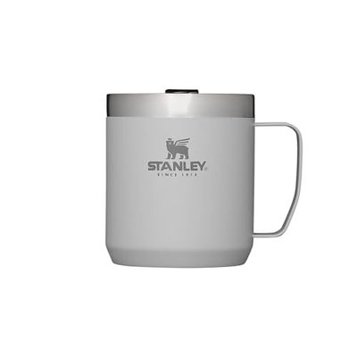 Stanley Classic Legendary Camp Mug 0.35L - Tazza termica - Termos da caffè - Bicchiere Termico da Campeggio - Lavabile in Lavastoviglie - Parete doppia - Senza BPA - Cenere