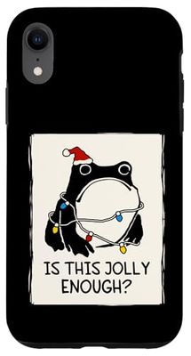 Japanese Art Frog Men Women Kids Funny Ugly Christmas Case for iPhone XR