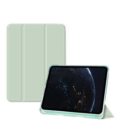BXGH iPad 10.2 Case iPad 9. Generation 2021/ iPad 8. Generation 2020/ iPad 7. Generation 2019 Case, Slim Stand Hard Back Shell Protective Smart Cover Case für iPad 10.2 Zoll- Matcha Grün