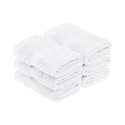 Superior Set di asciugamani, cotone, bianco, 6 pezzi viso