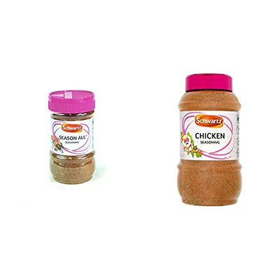 Schwartz Season All Seasoning, All Purpose Seasoning for Savoury Dishes, 0.84 kg & Chicken Seasoning, Chicken Flavour Seasoning, 0.72 kg