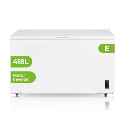 Aspes Congelador Horizontal Blanco ACHH4500EDC. Capacidad 418 Litros, Dual Cooling, 2 Cestas, Bajo Nivel Sonoro, Eficiencia Energética Clase E
