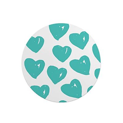Questo Casa, Round Digital Printed Mouse Pad, Non-Slip Base, for Office and Home, Diameter:22cm