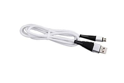 Cable de Carga Flexible y Micro USB para Xiaomi Redmi Go Smartphone de Carga rápida, Cargador Universal (Negro)