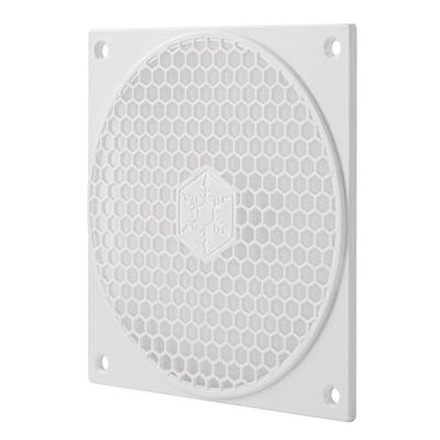 SilverStone Technology FF121, Grille en nid d’abeille améliorant la concentration du flux d’air, Le filtre intégré procure une réduction de la poussière haut de gamme, SST-FF121W