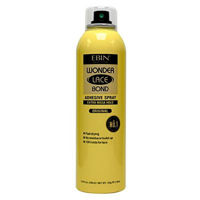 EBIN Wonder Lace Bond Spray (180ml, Extra Mega Hold (Original))