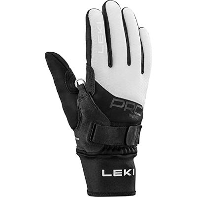 LEKI Unisex vuxen skidstav, svart-vit, 7,5