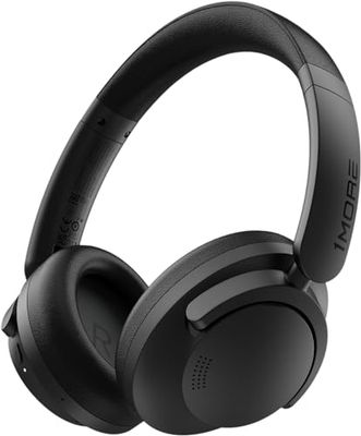 1MORE HC306 SonoFlow SE Noise Cancelling Over Ear Bluetooth Wireless Headphones With Immersive Sound Performance, Advanced Noise-Cancelling Technology, Up to 70-Hours Playtime & Touch Controls - Black
